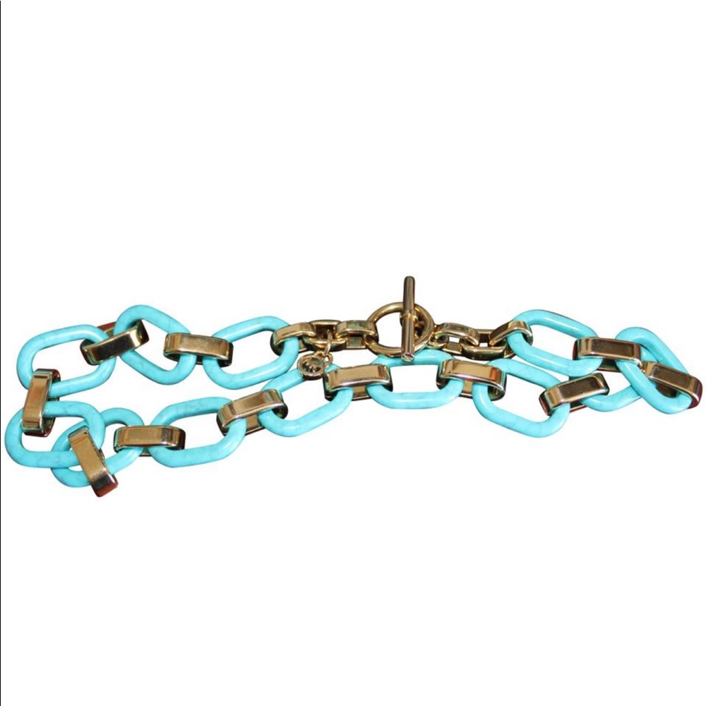 Michael Kors turquoise necklace